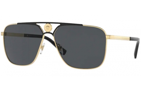 Gafas de Sol - Versace - VE2238 - 143687 GOLD MATTE BLACK // DARK GREY