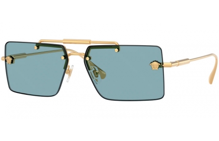 Lunettes de soleil - Versace - VE2245 - 100280  GOLD // BLUE