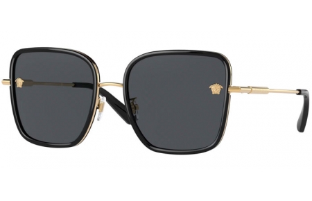 Gafas de Sol - Versace - VE2247D - 143887  BLACK // DARK GREY