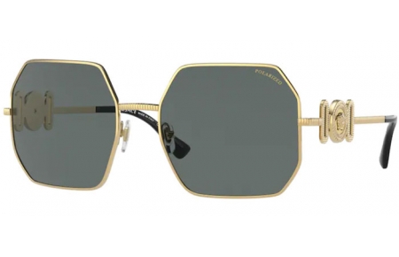 Gafas de Sol - Versace - VE2248 - 100281 GOLD // DARK GREY POLARIZED