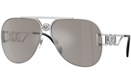 Gafas de Sol - Versace - VE2255 - 10006G  SILVER // LIGHT GREY SILVER MIRROR