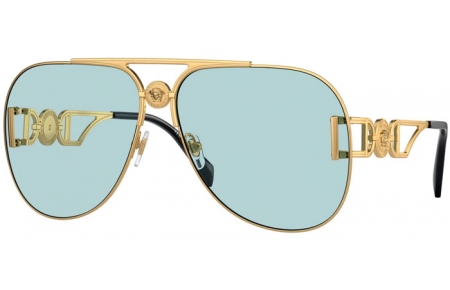 Gafas de Sol - Versace - VE2255 - 1002/1 GOLD // LIGHT BLUE