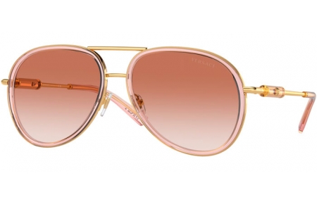 Gafas de Sol - Versace - VE2260 - 100213  TRANSPARENT BROWN // PINK GRADIENT