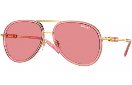 Gafas de Sol - Versace - VE2260 - 100284  TRANSPARENT PINK // PINK