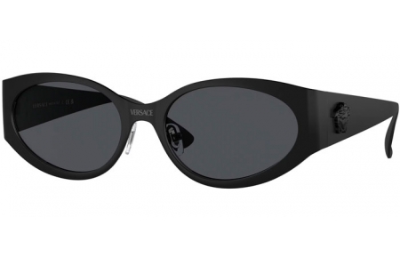 Lunettes de soleil - Versace - VE2263 - 126187  MATTE BLACK // DARK GREY