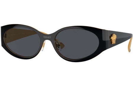 Gafas de Sol - Versace - VE2263 - 143387  BLACK // DARK GREY