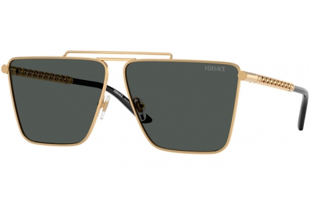 Gafas de Sol - Versace - VE2266 - 100287  GOLD // DARK GREY