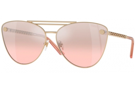 Gafas de Sol - Versace - VE2267 - 12527E  PALE GOLD // LIGHT PINK GRADIENT MIRROR SILVER