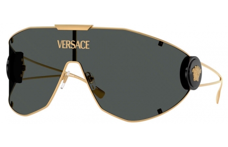 Gafas de Sol - Versace - VE2268 - 100287  GOLD // DARK GREY