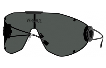 Gafas de Sol - Versace - VE2268 - 143387  MATTE BLACK // DARK GREY