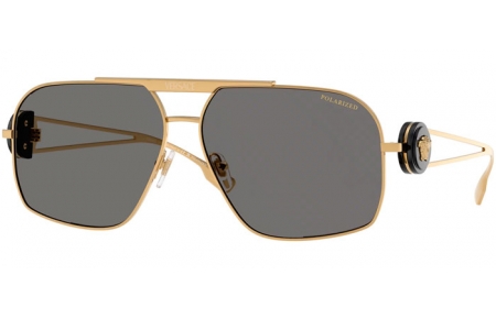 Gafas de Sol - Versace - VE2269 - 100281  GOLD // DARK GREY POLARIZED