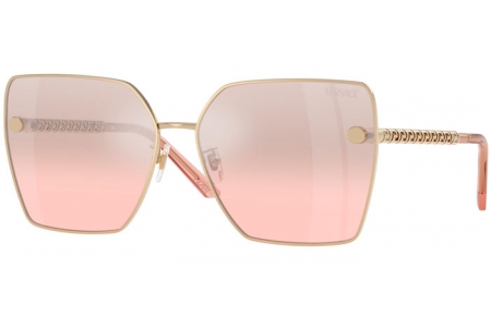 Gafas de Sol - Versace - VE2270D - 12527E  PALE GOLD // LIGHT PINK GRADIENT MIRROR SILVER