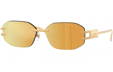 Gafas de Sol - Versace - VE2274 - 10027P  GOLD // BROWN MIRROR GOLD