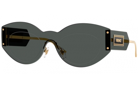 Gafas de Sol - Versace - VE2276 - 100287  GOLD // DARK GREY