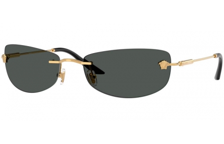 Gafas de Sol - Versace - VE2279 - 100287  GOLD // DARK GREY