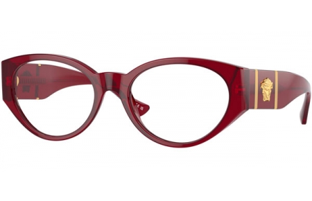 Monturas - Versace - VE3345 - 5430  TRANSPARENT BORDEAUX