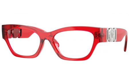 Monturas - Versace - VE3367U - 5495  TRANSPARENT RED // CLEAR