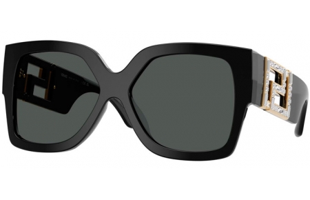 Gafas de Sol - Versace - VE4402 - 547887  BLACK // DARK GREY