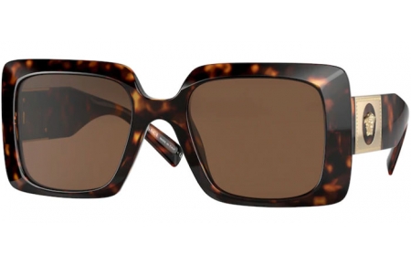 Gafas de Sol - Versace - VE4405 - 108/73 HAVANA // DARK BROWN