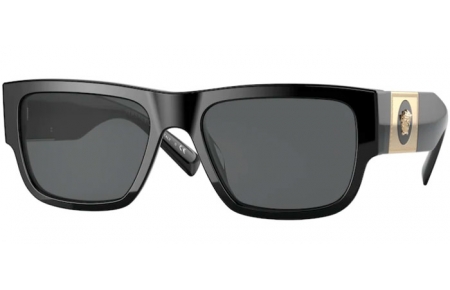 Lunettes de soleil - Versace - VE4406 - GB1/87 BLACK // DARK GREY