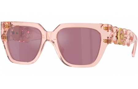 Gafas de Sol - Versace - VE4409 - 5339AK  TRANSPARENT PINK // INSIDE VIOLET SILVER MIRROR