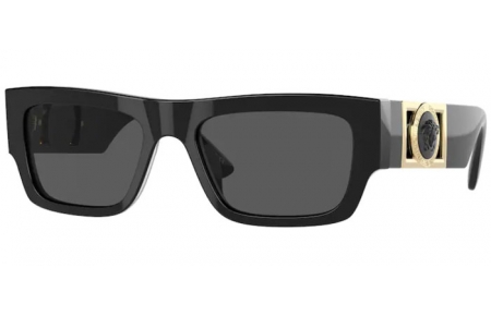 Sunglasses - Versace - VE4416U - GB1/87 BLACK // DARK GREY