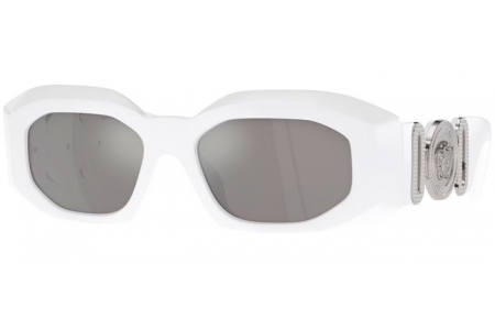 Gafas de Sol - Versace - VE4425U - 314/6G WHITE // LIGHT GREY MIRROR SILVER