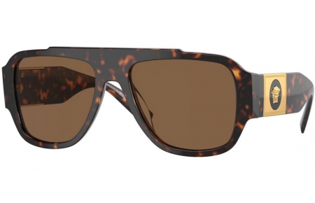 Gafas de Sol - Versace - VE4436U - 108/73 HAVANA // DARK BROWN