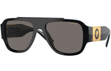 Gafas de Sol - Versace - VE4436U - GB1/81 BLACK // DARK GREY POLARIZED