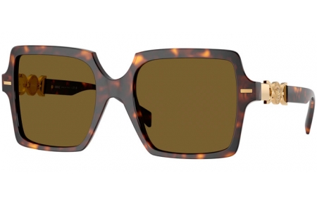 Gafas de Sol - Versace - VE4441 - 108/73 HAVANA // DARK BROWN