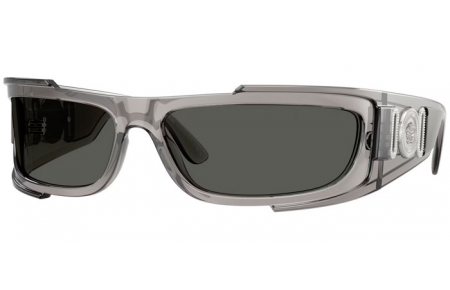 Gafas de Sol - Versace - VE4446 - 593/87 TRANSPARENT GREY // DARK GREY