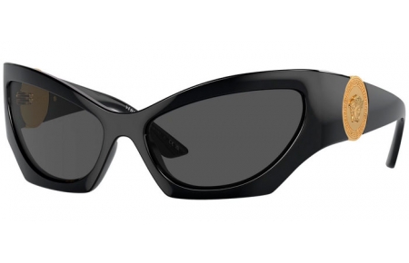 Gafas de Sol - Versace - VE4450 - GB1/87 BLACK // DARK GREY