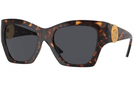 Gafas de Sol - Versace - VE4452 - 108/87 HAVANA // DARK GREY