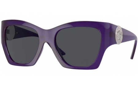 Gafas de Sol - Versace - VE4452 - 541987  TRANSPARENT PURPLE // DARK GREY