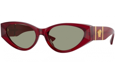 Gafas de Sol - Versace - VE4454 - 5430/2 TRANSPARENT RED // GREEN