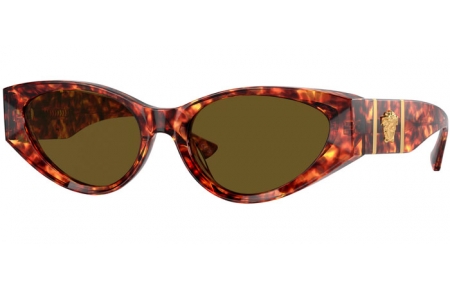 Gafas de Sol - Versace - VE4454 - 543773  LIGHT HAVANA // DARK BROWN