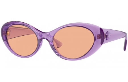 Gafas de Sol - Versace - VE4455U - 5353/3 TRANSPARENT VIOLET // BROWN