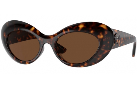 Sunglasses - Versace - VE4456U - 108/73 HAVANA // DARK BROWN