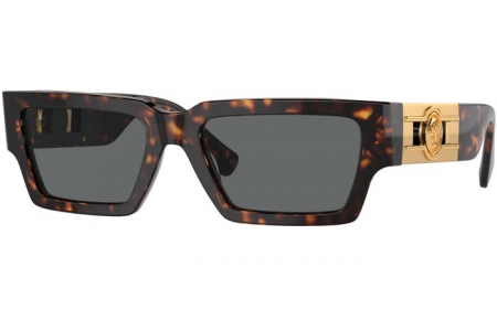 Gafas de Sol - Versace - VE4459 - 108/87 HAVANA // DARK GREY