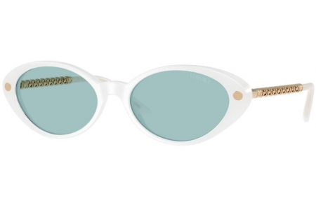 Gafas de Sol - Versace - VE4469 - 547172  WHITE // LIGHT BLUE