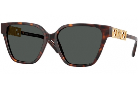 Gafas de Sol - Versace - VE4471B - 108/87 HAVANA // DARK GREY