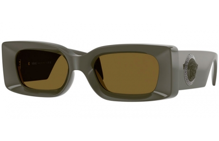 Gafas de Sol - Versace - VE4474U - 549173  DARK OLIVE GREEN // BROWN