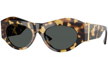 Gafas de Sol - Versace - VE4477U - 777/87 HAVANA BROWN YELLOW // DARK GREY