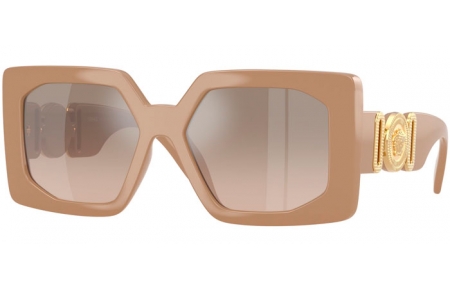 Gafas de Sol - Versace - VE4478U - 549961  BEIGE // BROWN GRADIENT SILVER MIRROR GREY