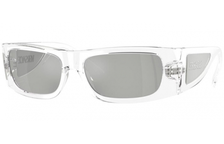 Gafas de Sol - Versace - VE4482 - 148/8V CRYSTAL // SILVER MIRROR TRANSPARENT