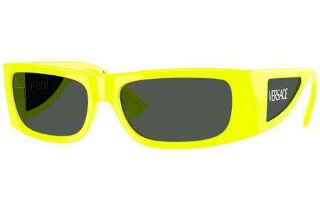 Gafas de Sol - Versace - VE4482 - 544987  YELLOW FLUORESCENT // DARK GREY