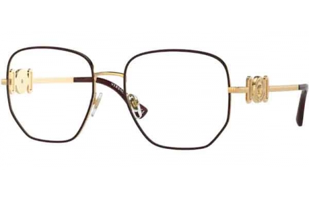 Monturas - Versace - VE1283 - 1480 BORDEAUX GOLD // CLEAR