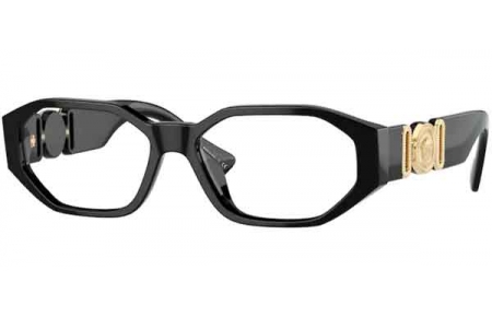 Lunettes de vue - Versace - VE3320U - GB1 BLACK // CLEAR