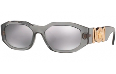 Lunettes de soleil - Versace - VE4361 - 311/6G TRANSPARENT GREY // LIGHT GREY MIRROR SILVER 80