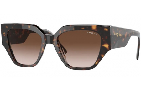 Sunglasses - Vogue eyewear - VO5409S - W65613 DARK HAVANA // BROWN GRADIENT